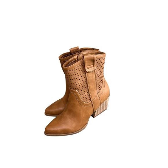 DV by Dolce Vita Kirby Ankle Boots Brown Tan Sz 5 Women's Pointy New - Picture 3 of 11